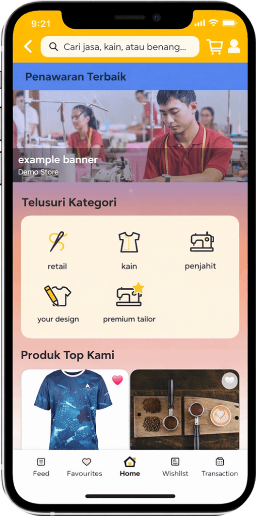 Mobile App Interface
